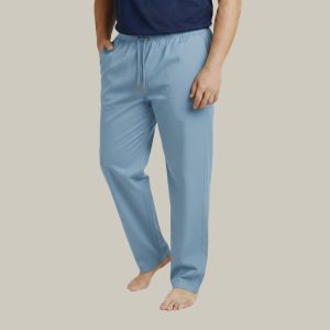 Cotton Loose-fitting [Light Blue] - সুতি ঢোলা পায়জামা