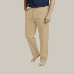 Cotton Loose-fitting [Khaki] - সুতি ঢোলা পায়জামা