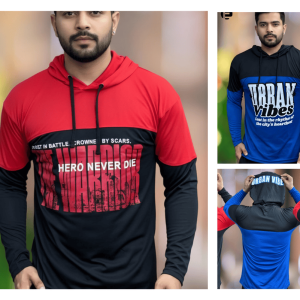 Mens Combo Printed Hoodie - পুরুষদের কম্বো প্রিন্টেড হুডি
